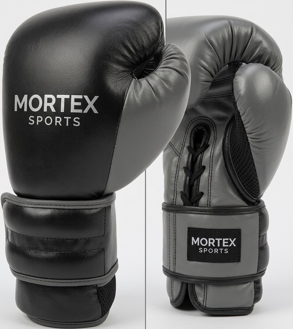 Training Gloves, Black and Gray